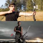 KEAUP 31" Carbon Arrows with Lighted Nocks