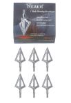 KEAUP 3-Blade Broadhead 100 Grain 6-Pack