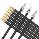 KEAUP 32 Inch Carbon Hunting Arrows - 6 Pack