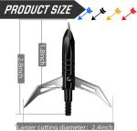 100 Grain 12-Pack Stainless Steel Hunting Broadheads