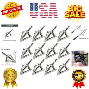 100/125 Grain Fixed Blade Stainless Steel Broadheads