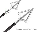 100/125 Grain Fixed Blade Stainless Steel Broadheads
