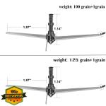 KEAUP 6-Pack Turkey Hunting Broadheads 100/125 Grain