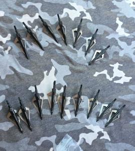 100 Grain 3-Blade Broadheads for Bowhunting