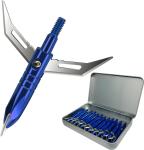 12pcs 100 Grain Stainless Steel Hunting Broadheads