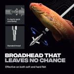 Mini Ballista Crossbow Bowfishing Arrows - 3 Pack