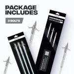 Mini Ballista Crossbow Bowfishing Arrows - 3 Pack