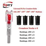 Bgary Red LED Lighted Nocks for Crossbows - 6 Pack