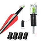 Bgary Red LED Lighted Nocks for Crossbows - 6 Pack