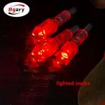 Bgary Red LED Lighted Nocks for Crossbows - 6 Pack