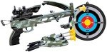 PowerTRC Kids' Crossbow Toy with Scope & Target