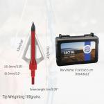 ARCTIRA 12-Pack Fixed Blade Broadheads for Crossbows