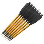 GUGULUZA 6.3" Aluminum Crossbow Bolts - 60 Pack