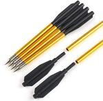 GUGULUZA 6.3" Aluminum Crossbow Bolts - 60 Pack