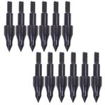 100 Grain Field Tips - 12 Pack for Crossbows