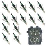 100 Grain 3-Blade Screw-In Broadheads for Crossbow
