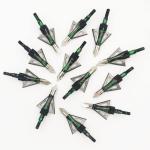 100 Grain 3-Blade Screw-In Broadheads for Crossbow