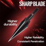 SUNYA 100 Grain Broadheads for Crossbows, Pack of 12