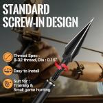 SUNYA 100 Grain Broadheads for Crossbows, Pack of 12