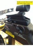 Horton Black Crossbow Scope Mount