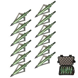12pcs Fixed Blade Broadheads for Crossbow & Compound