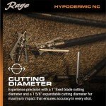 Rage Hypodermic 2-Blade Crossbow Broadheads - 3 Pack