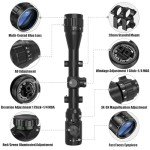 UUQ 3-9X32AO Rifle Scope with Rangefinder Reticle