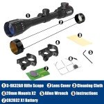 UUQ 3-9X32AO Rifle Scope with Rangefinder Reticle