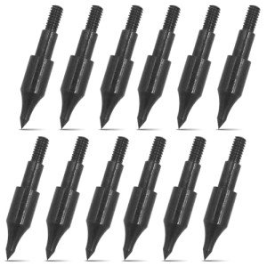 AREYCVK 100 Grains Archery Points - 12 Pack
