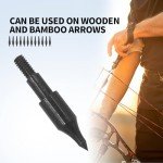 AREYCVK 100 Grains Archery Points - 12 Pack