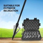 AREYCVK 100 Grain 3-Blade Archery Broadheads (12PCS)