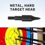 AREYCVK 100 Grains Archery Points - 12 Pack