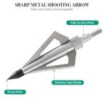 Aiskaer 18 Pack Broadheads for Crossbows & Bows