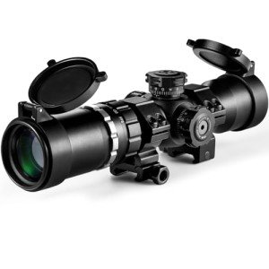 Adjustable 1.5-5x32 Crossbow Scope with Locking Ring