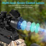 Adjustable 1.5-5x32 Crossbow Scope with Locking Ring