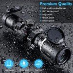 Adjustable 1.5-5x32 Crossbow Scope with Locking Ring
