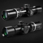 Adjustable 1.5-5x32 Crossbow Scope with Locking Ring