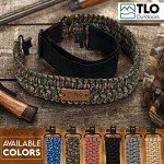 Tactical Adjustable Paracord Gun Sling - Green Camo
