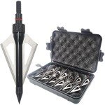 LeeMui 12PK 100 Grains Broadheads for Crossbows