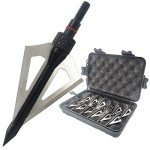 LeeMui 12PK 100 Grains Broadheads for Crossbows