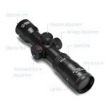 Cypress Outdoors 1.5-5x32 Crossbow Scope with Reticle