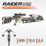 Wicked Ridge Raider 400 De-Cock Crossbow Package