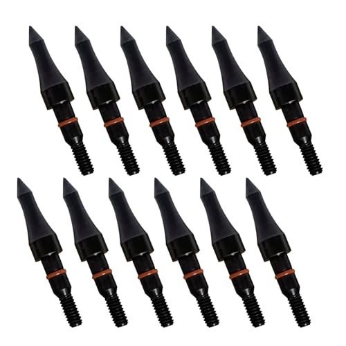 12pcs Adjustable Archery Arrow Tips for Target Practice