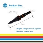 12pcs Adjustable Archery Arrow Tips for Target Practice
