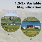 UUQ 1.5-5x32 Illuminated Crossbow Scope