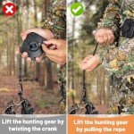 32.8FT Retractable Hoist for Hunting Gear