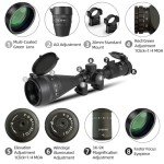 3-9x40 AO Scope with Red/Green Illumination