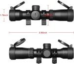 MA3TY 1.5-5x32 Crossbow Scope with Rings