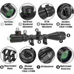 3-9x40 AO Scope with Red & Green Illumination