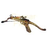 80 lb Camo Self-Cocking Aluminum Crossbow + 15 Arrows